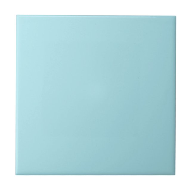 Blizzard Blue Solid Colour Ceramic Tile (Front)