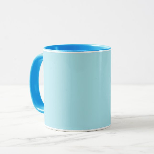 Blizzard Blue  (solid colour)   Mug (Front Left)
