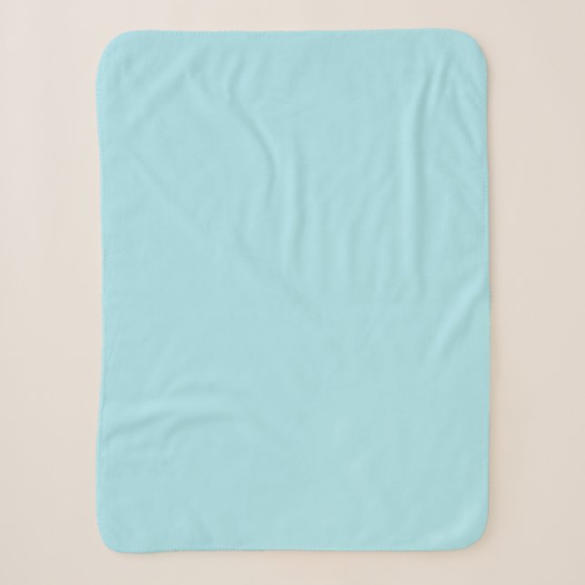 Blizzard Blue  (solid colour)   Sherpa Blanket (Front)