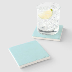 Blizzard Blue  (solid colour)   Stone Coaster