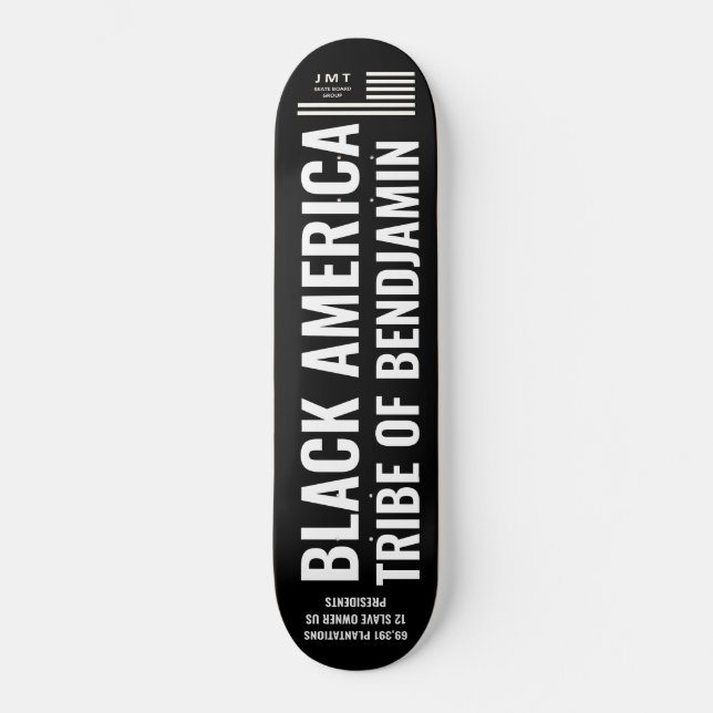 BLK AMERICA T O B Skateboard (Front)