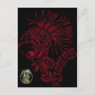 Blk/Red Ruthless Postcard