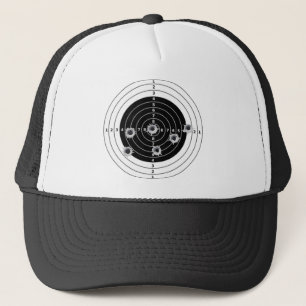 BLK/WHITE BASEBALL HAT