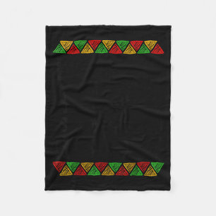 Blm Black History Is American History African Mela Fleece Blanket