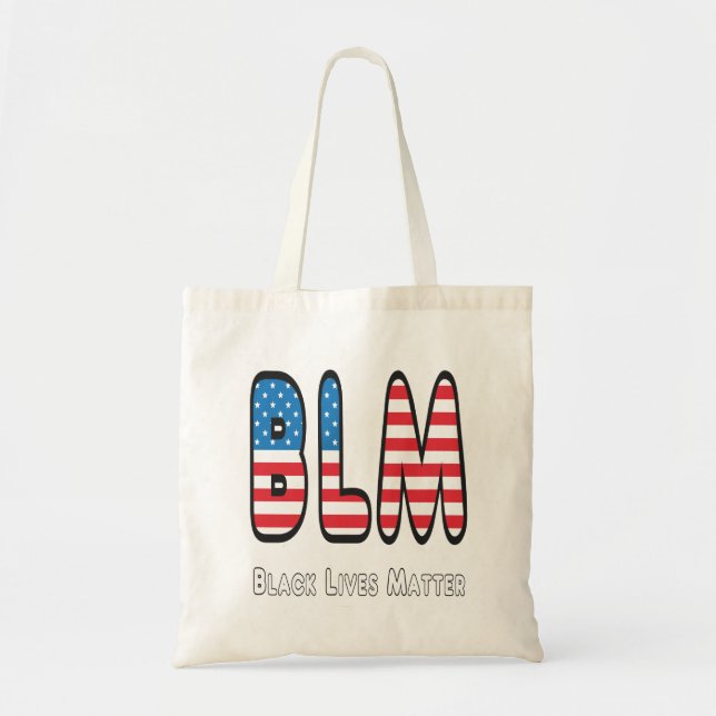 BLM Black Lives Matter Tote Bag (Front)
