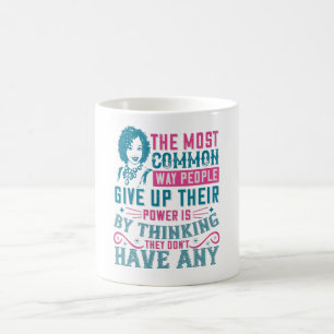 BLM - Don't give up power Coffee Mug