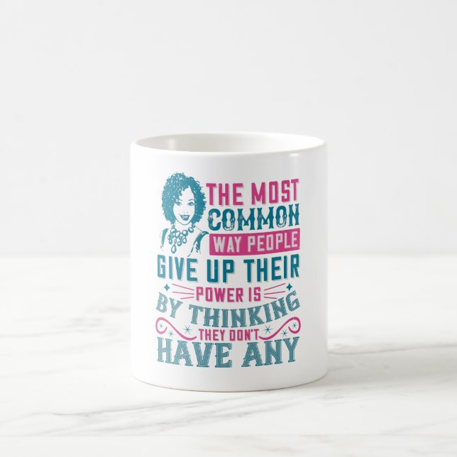 BLM - Don't give up power Coffee Mug (Center)