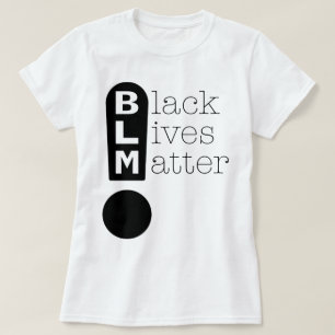 BLM Exclamation Mark Supporting Black Lives Matter T-Shirt