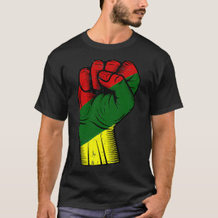 BLM Fist Black History Month Melanin Pride African T-Shirt