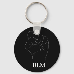 BLM Fist Black Lives Matter Protest Juneteenth Key Ring