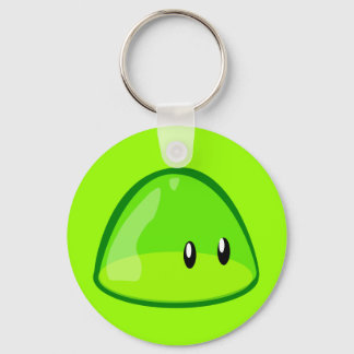 blob-161097 LIGHT GREEN CUTE CARTOON ALIEN blob, g Key Ring
