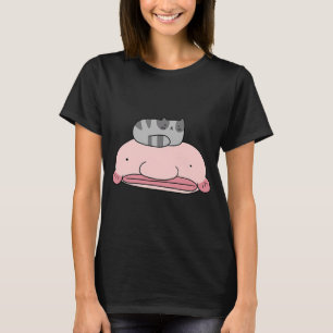 Blobfish and Little Cat T-Shirt
