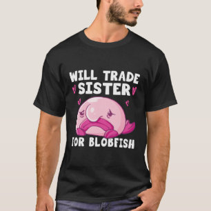 Blobfish Costume - Ugly Blob Fish Face - Funny Blo T-Shirt