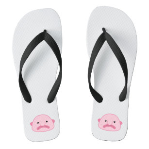 Blobfish Flip Flops