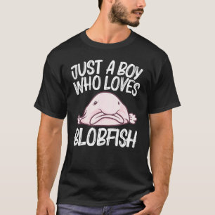 Blobfish For Boys Kids Deep Sea Fish Zoo Animal T-Shirt