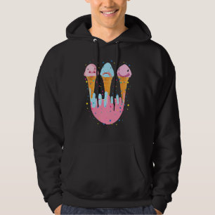 Blobfish Ice Cream  Ugly Blob Fish Hoodie
