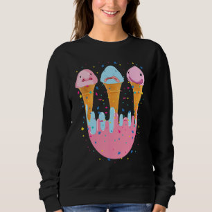 Blobfish Ice Cream  Ugly Blob Fish Sweatshirt