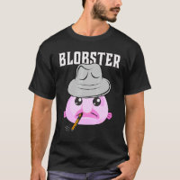 Blobfish Mobster Blobster Fish Fedora Hat And Ciga