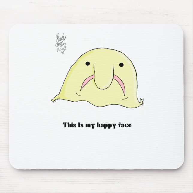 Blobfish Mouse Pad (Front)