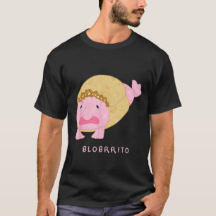 Blobritto Blobfish Burrito Pun - Funny Fish T-Shirt