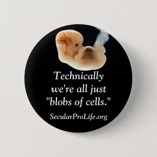 Blobs of Cells 6 Cm Round Badge (Front)
