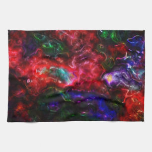 Blobular Rainbow Tea Towel