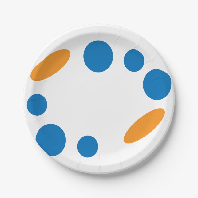 Blobulator Paper Plate (Front)