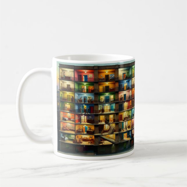 Block Coffee Mug (Left)
