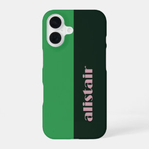 Block Colours With Personalization iPhone 16 Case
