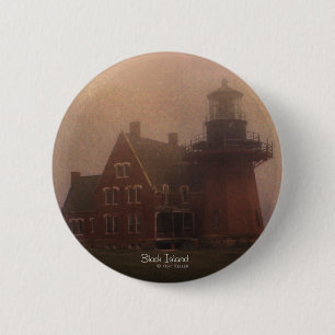 Block Island 6 Cm Round Badge