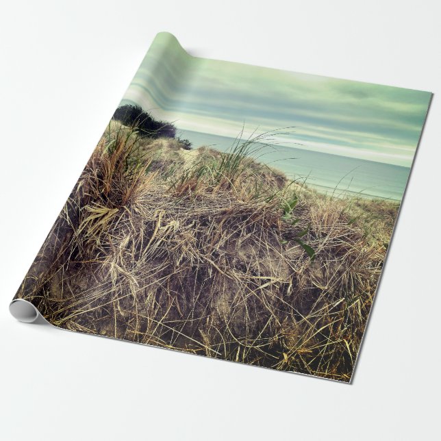 Block Island Bluff Decorative wrapping paper (Unrolled)
