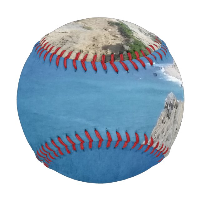 Block Island Bluffs - Block Island, Rhode Island Baseball (Back)