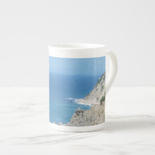 Block Island Bluffs - Block Island, Rhode Island Bone China Mug