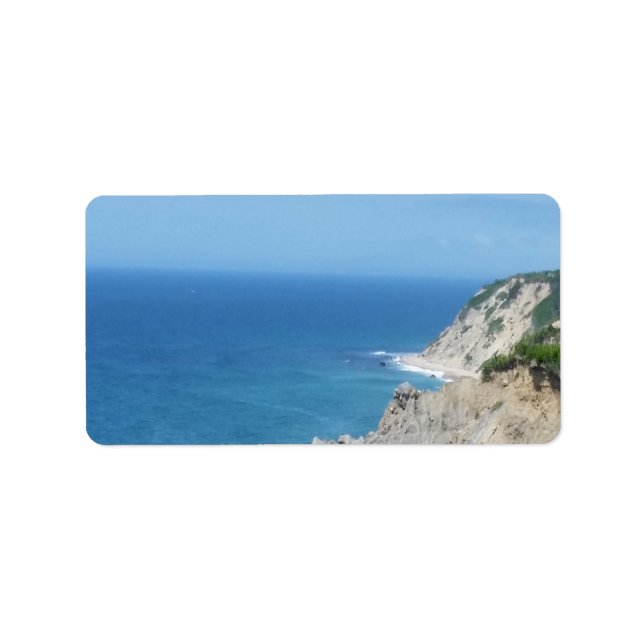 Block Island Bluffs - Block Island, Rhode Island Label (Front)