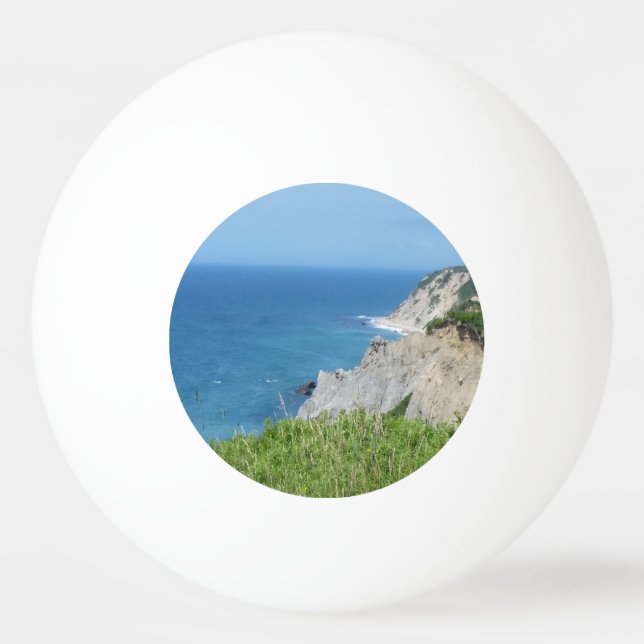 Block Island Bluffs - Block Island, Rhode Island Ping Pong Ball (Front)