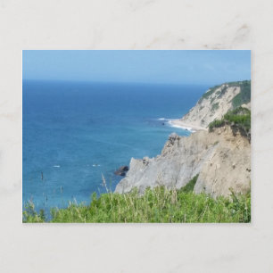 Block Island Bluffs - Block Island, Rhode Island Postcard