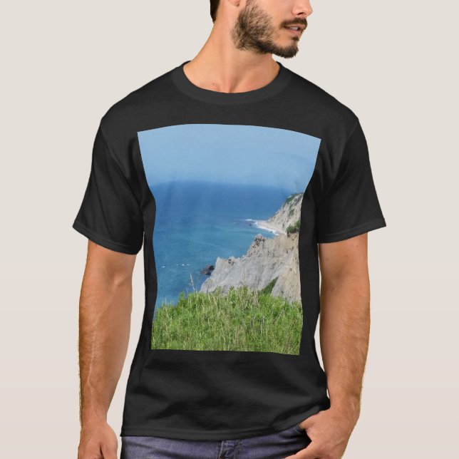 Block Island Bluffs - Block Island, Rhode Island T-Shirt (Front)