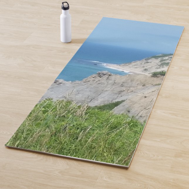 Block Island Bluffs - Block Island, Rhode Island Yoga Mat (In Situ)