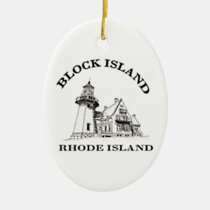 Block Island. Ceramic Ornament