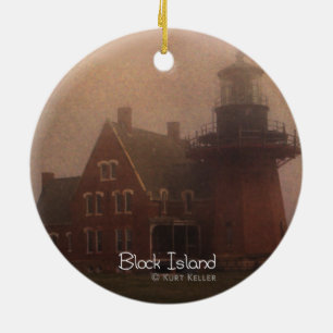 Block Island Ceramic Tree Decoration