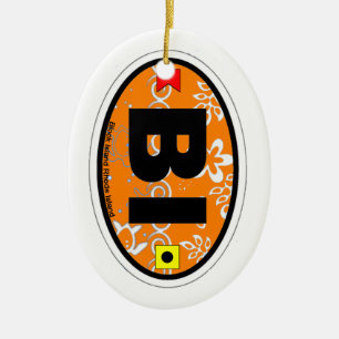 Block Island. Ceramic Tree Decoration