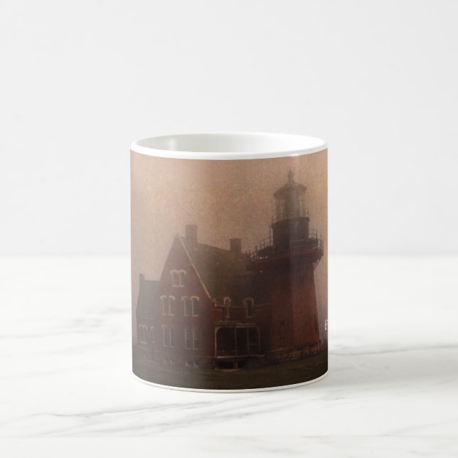 Block Island Lighthouse Coffee Mug (Center)