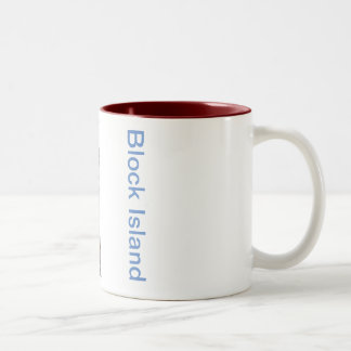Block Island Mug- Entering Old Harbour Two-Tone Coffee Mug