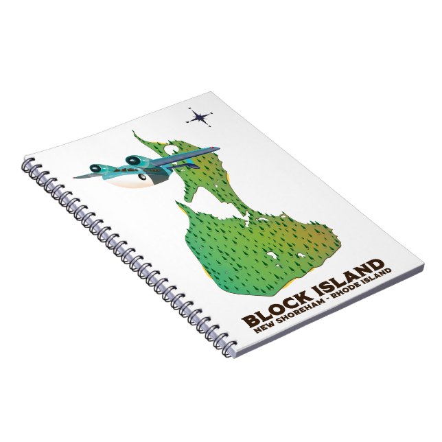 block island New Shoreha ,Rhode Island Notebook (Right Side)