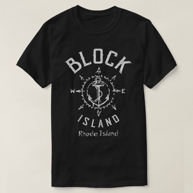 Block Island Rhode Island  T-Shirt (Design Front)