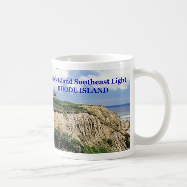 Block Island Southeast Lighthouse, Rhode Island Coffee Mug (Right)