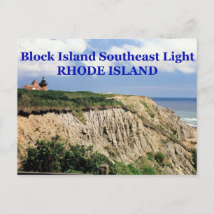Block Island Southeast Lighthouse, RI Postcard