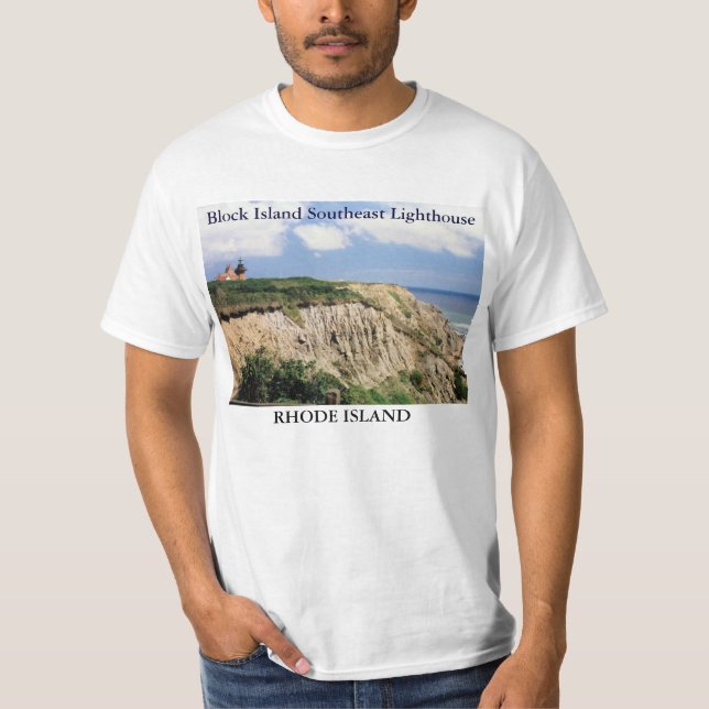 Block Island Southeast Lighthouse, RI T-Shirt (Front)