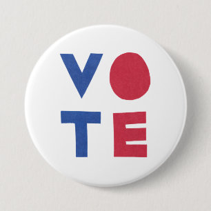 Block Letter Design VOTE Button