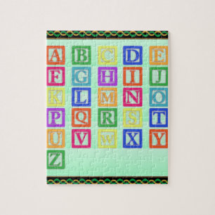 Block Letters Jigsaw Puzzle